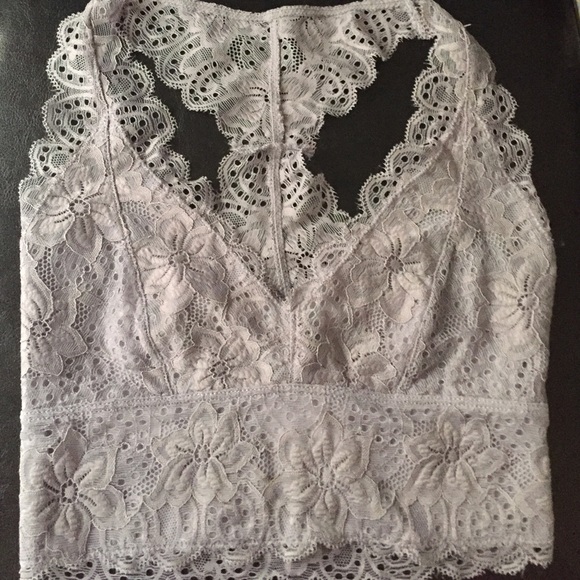 Kimchi Blue Allover Scalloped Lace Bralette