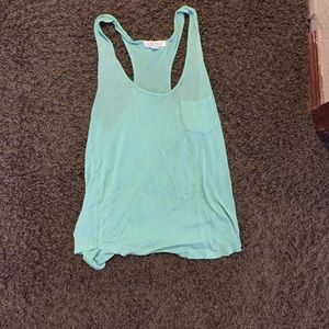 Tiffany blue tank top
