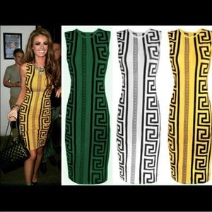 Green Midi Bodycon Dress