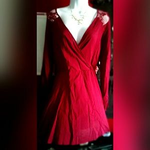 Lovely Red Lace Dress