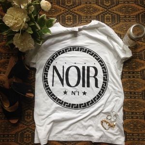 ASOS Curve Graphic "Noir" T-Shirt