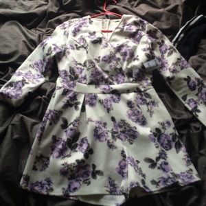 Floral Charolette Russe Romper!