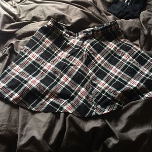 Plaid forever 21 skater skirt!