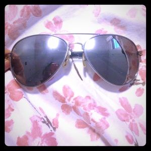 Silver Mirror Lens Sunglasses