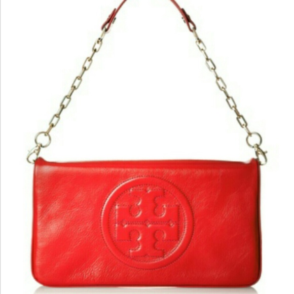 AUTHENTIC TORY BURCH BOMBE REVA CLUTCH
