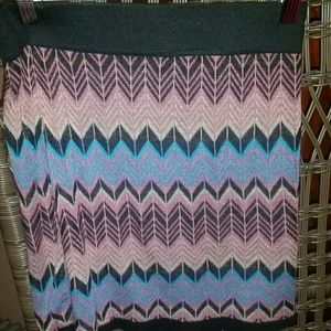 Aztec pencil skirt