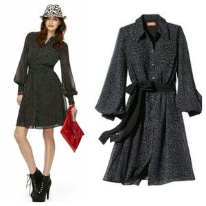 🌻HP🌻Leopard Print Shirt Dress