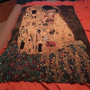 "The kiss" tapestry