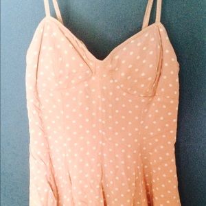 Pink Polka Dot Pin Up Dress