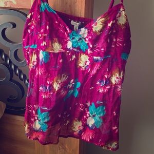 Pink flower top