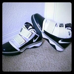 Blue and White Nike Lebrons(RARE)