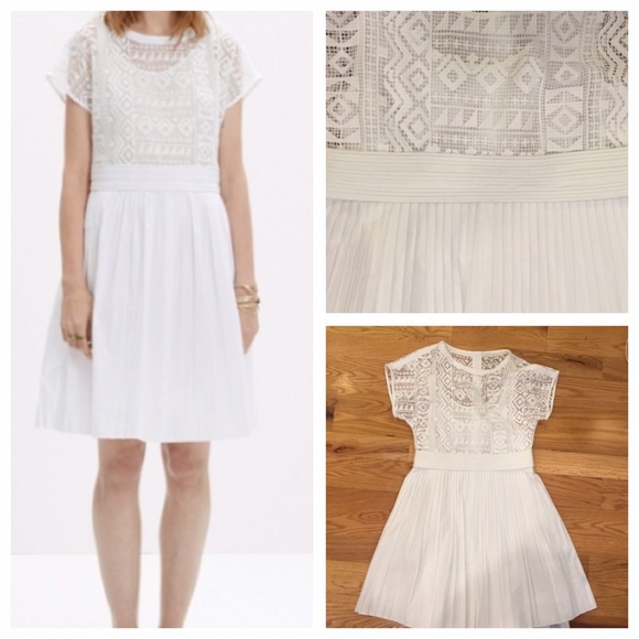 Madewell Dresses & Skirts - 🎉 HOST PICK 🎉Madewell GeoLace Eyelet Dress