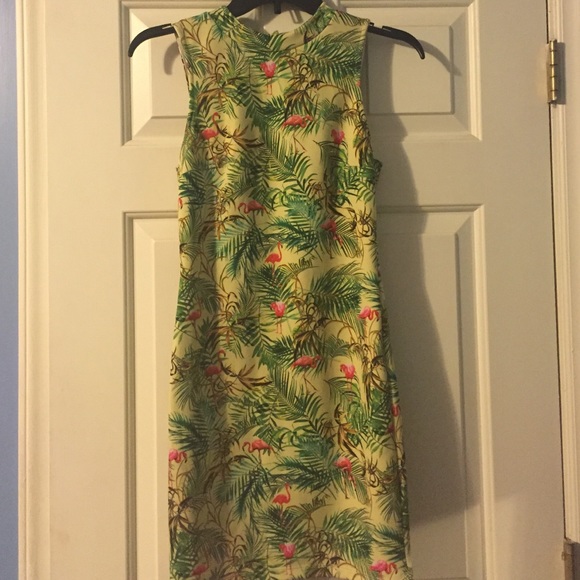 Bershka high neck bodycon dress