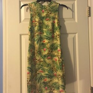 Bershka high neck bodycon dress