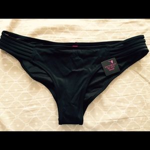 Black Victoria's Secret bikini bottoms