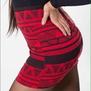AMERICAN APPAREL "Afrika" Print Mini Skirt