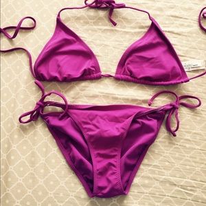 Purple bikini