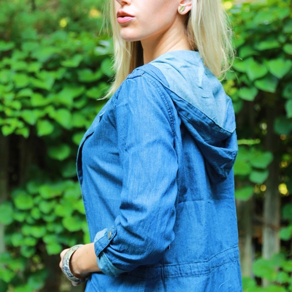 Chambray Utility Jacket *Last one* - Picture 2 of 4