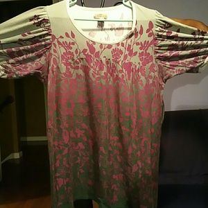 Art and Soul 100% Cotton plum & Gray