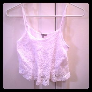 Lace crop top