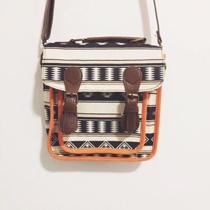 Tribal Print Crossbody Bag