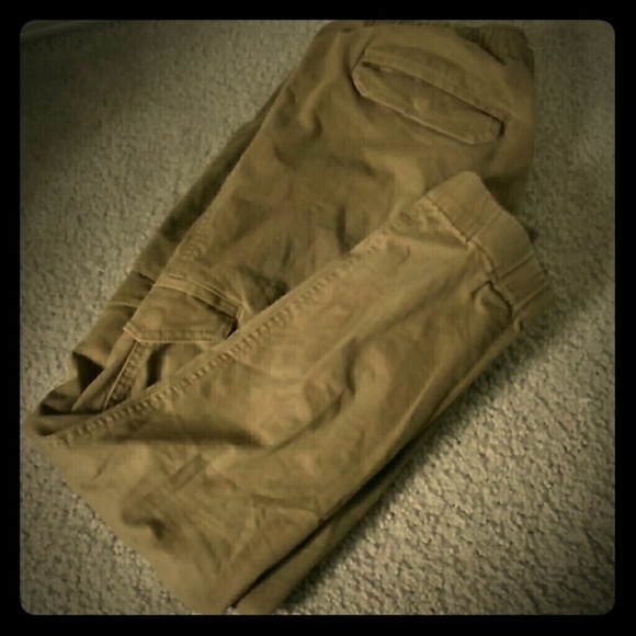 Kaki Chino jogger's(CARGO) - Picture 1 of 4