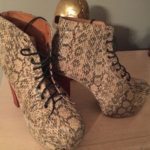 Snake skin Jeffrey Campbell
