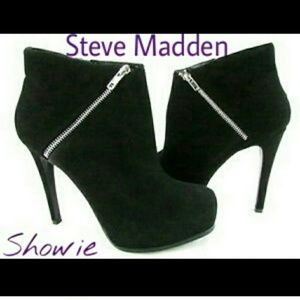Black Suede Booties!