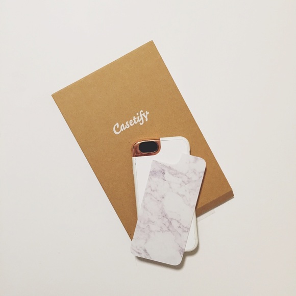 Marble and Rose Gold iPhone 6 case