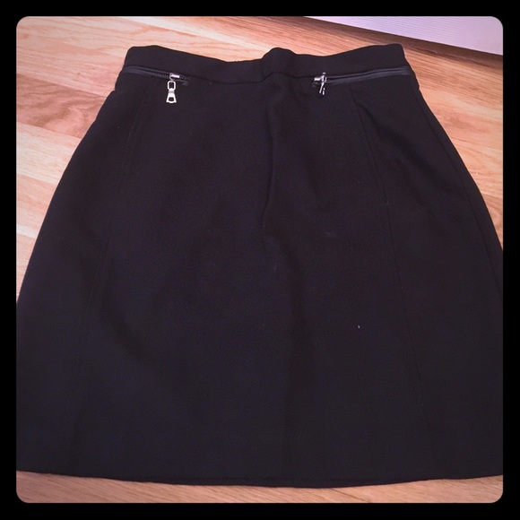 H&m skirt with pleather trim