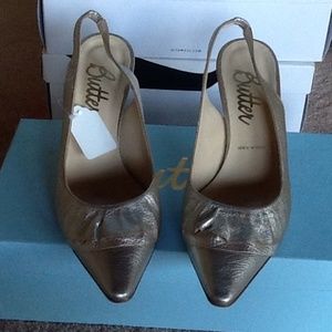 Butter pointy toe heels