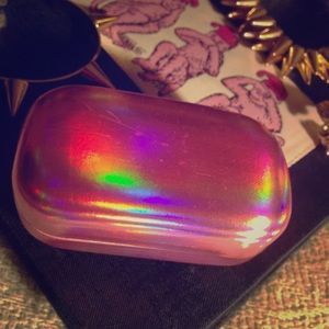 METALLIC Pink Contact Lense Case