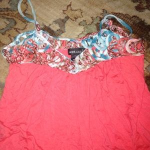 Wet Seal coral tank top
