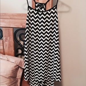Really cute black and white dress