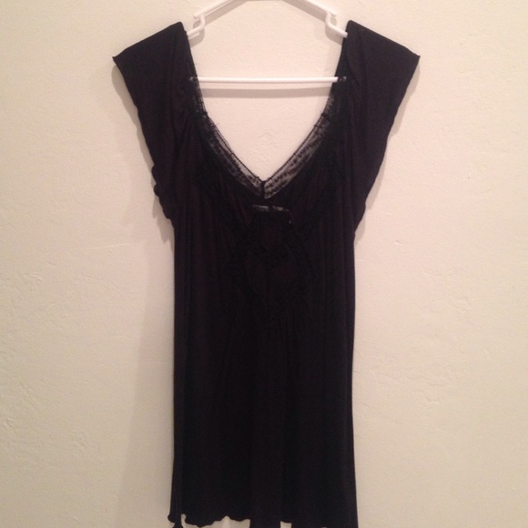 Kimchi Blue soft lace trim top - Picture 1 of 3