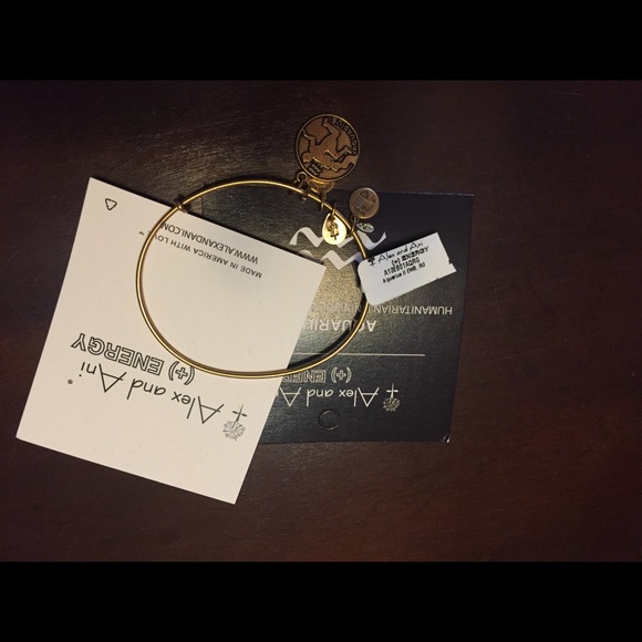 Alex & Ani Aquarius bracelet NWT!