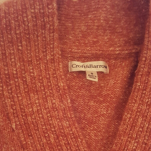 Coral Heathered Sweater