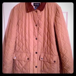 Ralph Lauren Winter Coat with plaid scarf