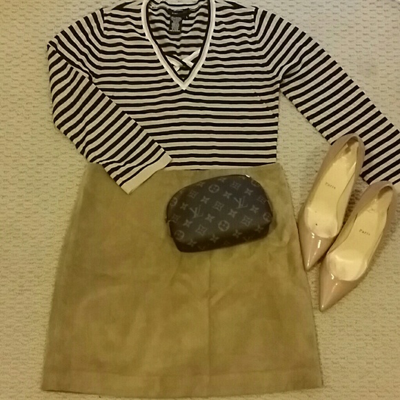 Banana Republic Suede Skirt