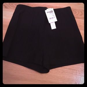 Black high waisted shorts
