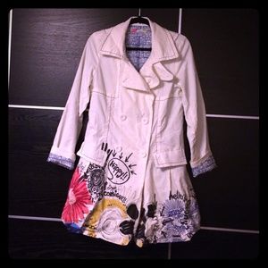 Gorgeous DESIGUAL rain jacket