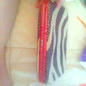 Zebra print wallet