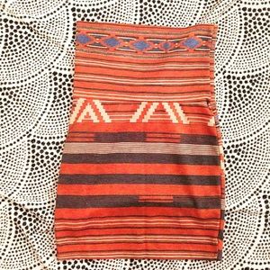 Tribal printed PacSun bodycon skirt