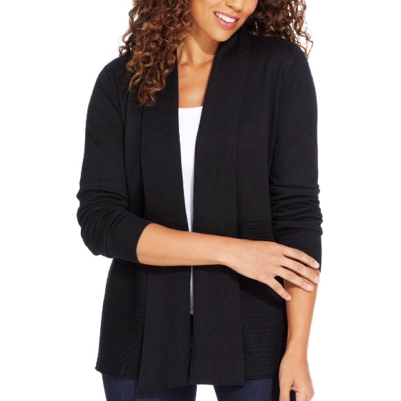 Karen-Scott Luxsoft Cable-Knit Cardigan