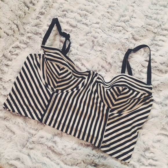 AA stirred bustier top