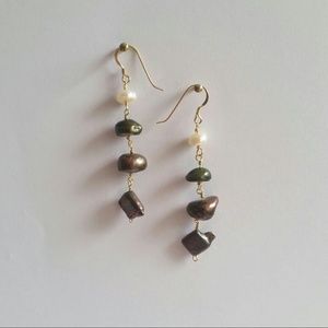 Freshwater pearl earrings