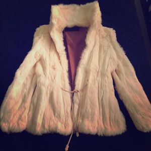 Jacques Saint Laurent Paris-New York Fur Coat