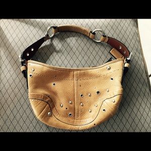 Coach leather purse