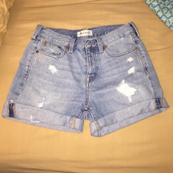 Madewell Denim High-Waisted Shorts