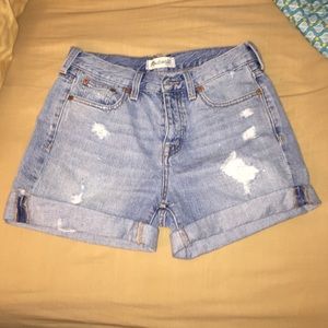 Madewell Denim High-Waisted Shorts